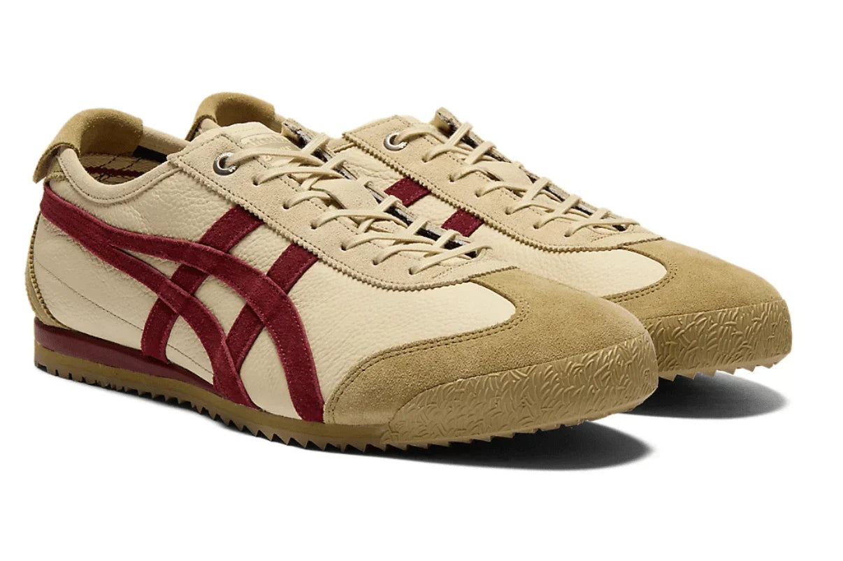 Tênis Onitsuka Tiger Mexico 66 SD Beige Beet Juice Bege vista traseira