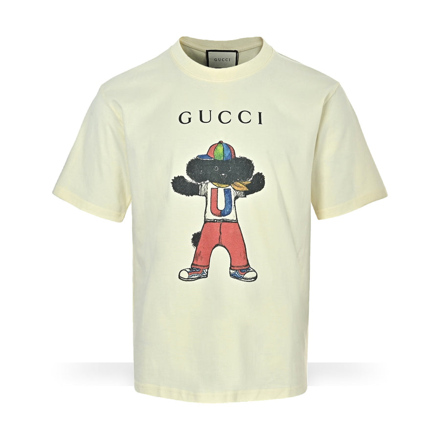 Gucci Cartoon Print Creme - vista frontal
