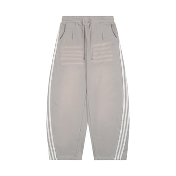 Calça Adidas Originals Trefoil Cinza-Claro - vista frontal