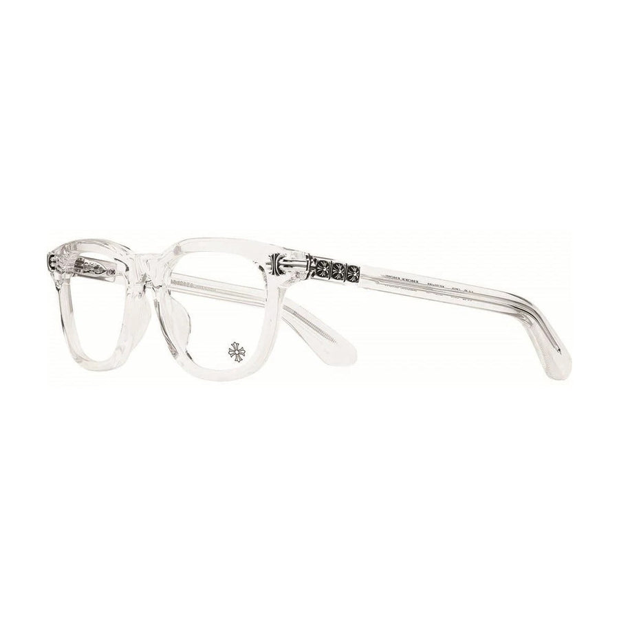 Óculos Chrome Hearts Smoke Show Transparente - vista lateral em fundo branco