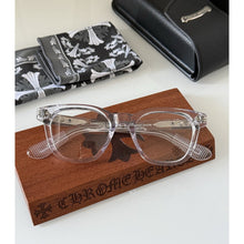 Óculos Chrome Hearts Smoke Show Transparente - vista em três quartos