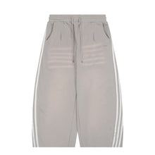 Calça Adidas Originals Trefoil Cinza-Claro - vista frontal aproximada