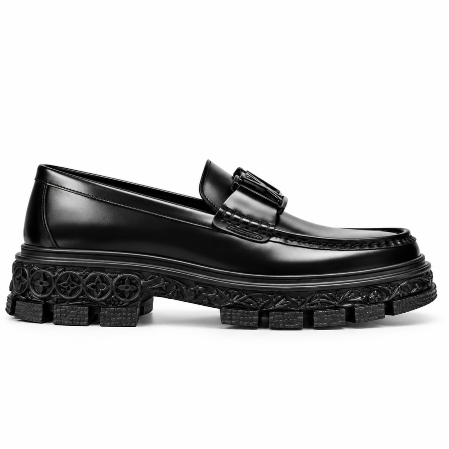 Mocassim Louis Vuitton Major Loafer – Preto
