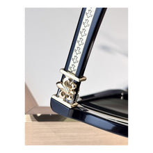 Óculos de Sol Chrome Hearts See You In Tea Azul-Escuro - detalhe lateral da dobradiça