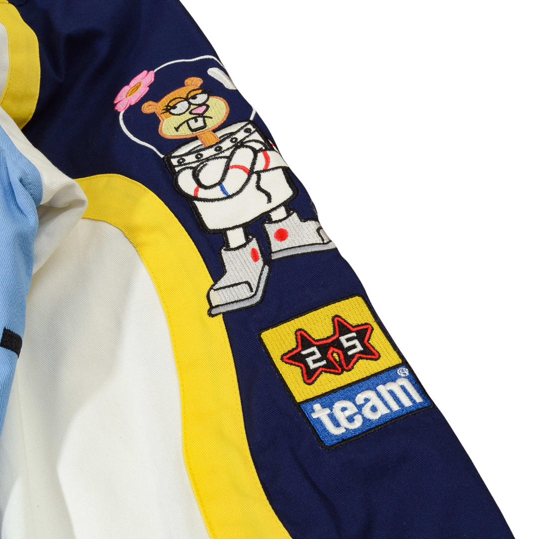 Spongebob Squarepants x Supreme Jaqueta Jeff Hamilton Racing White