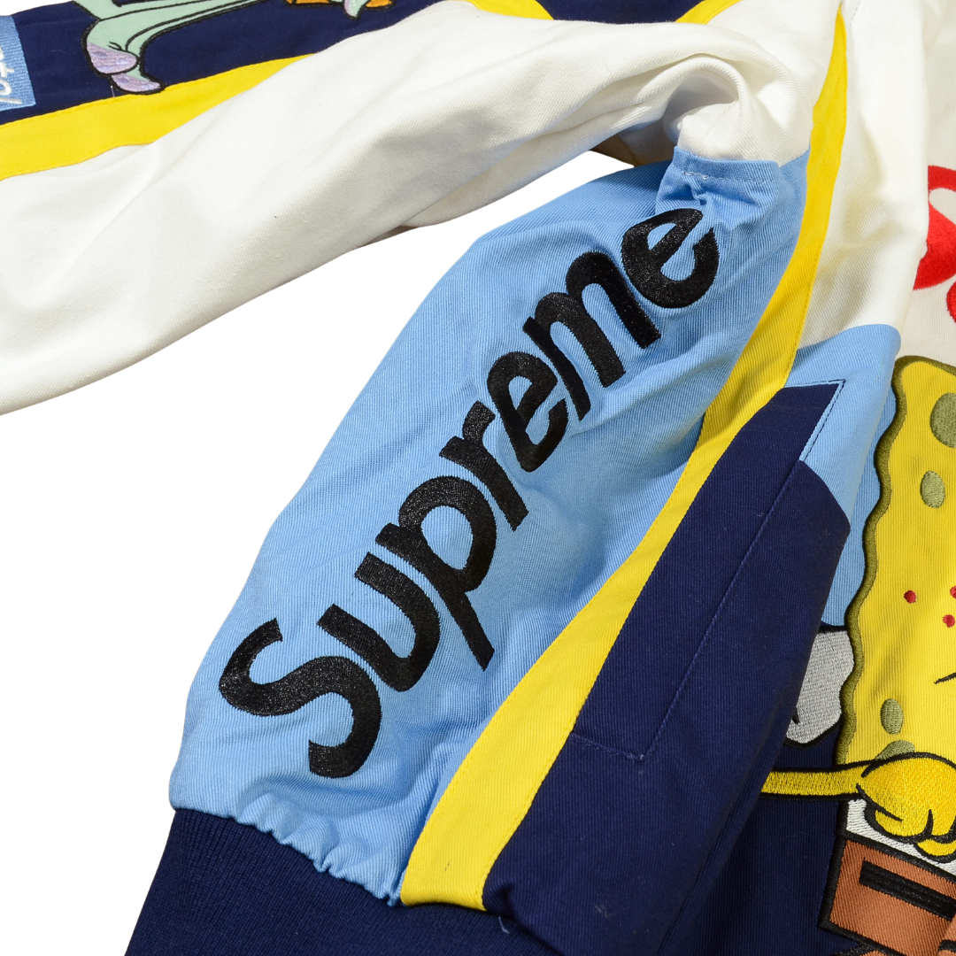 Spongebob Squarepants x Supreme Jaqueta Jeff Hamilton Racing White