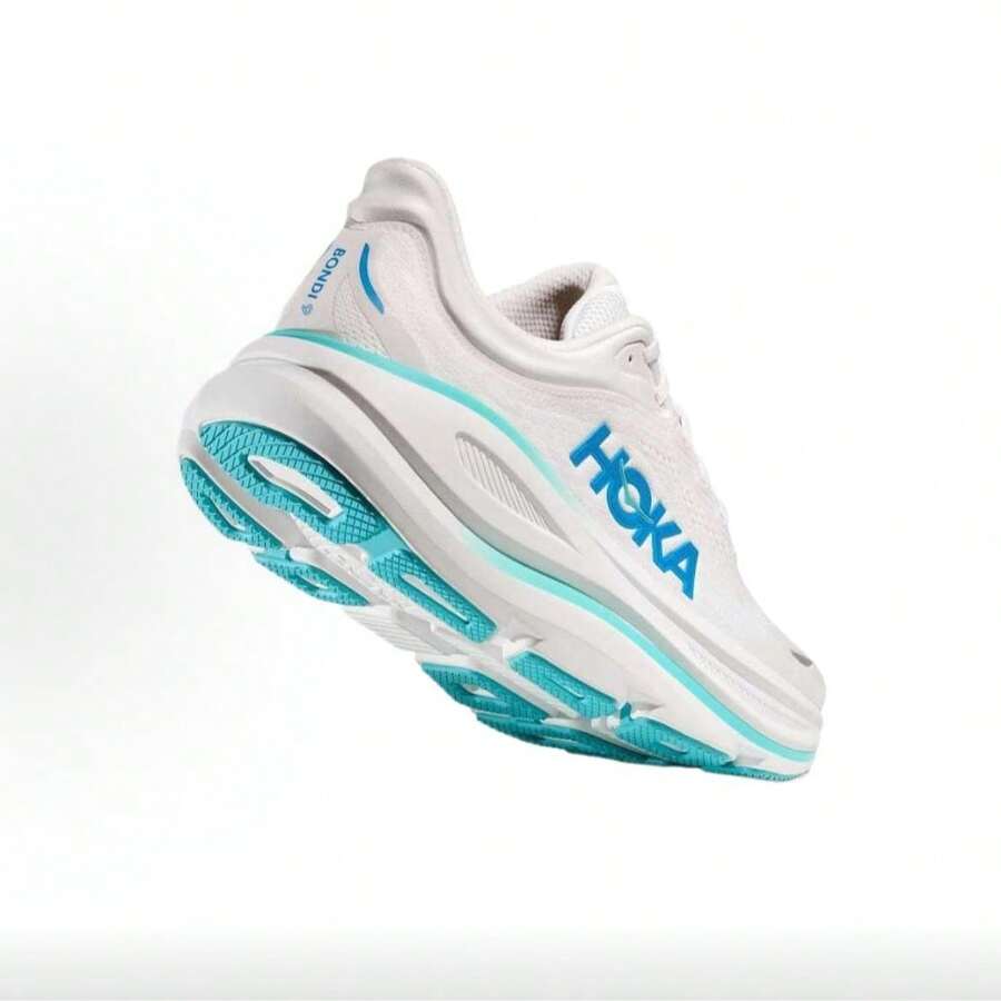 Hoka Bondi 9 Branco Azul - imagem 2