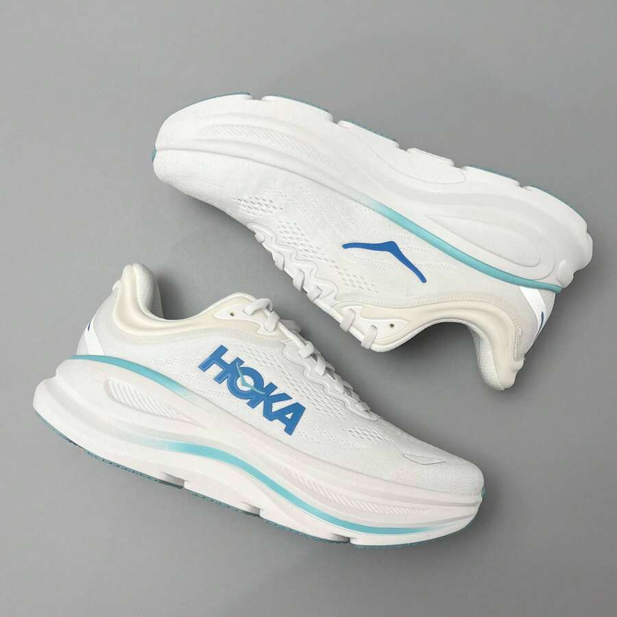 Hoka Bondi 9 Branco Azul - imagem 5