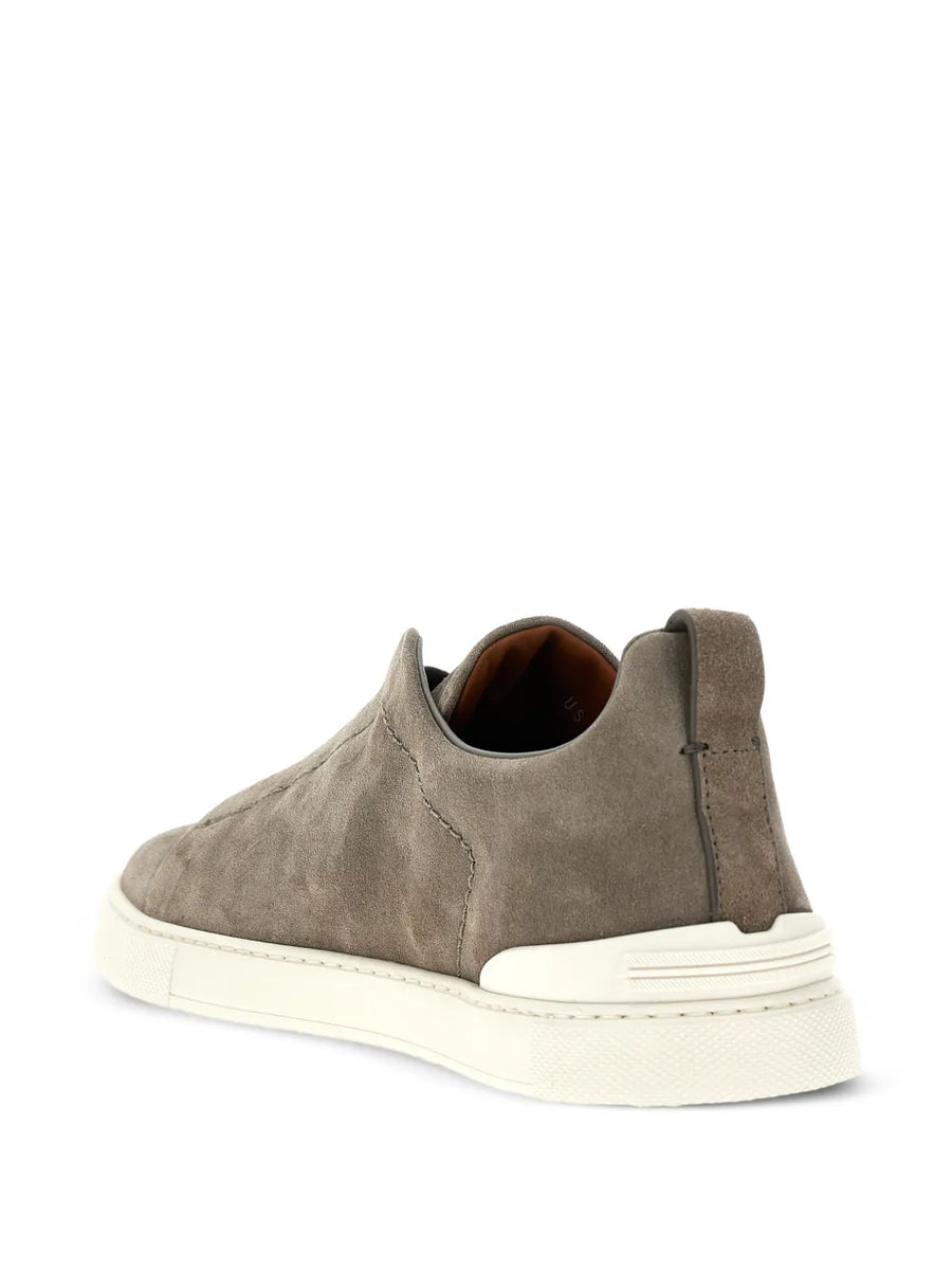 Zegna Tênis Triple Stitch de camurça | Slip-on | Image 2