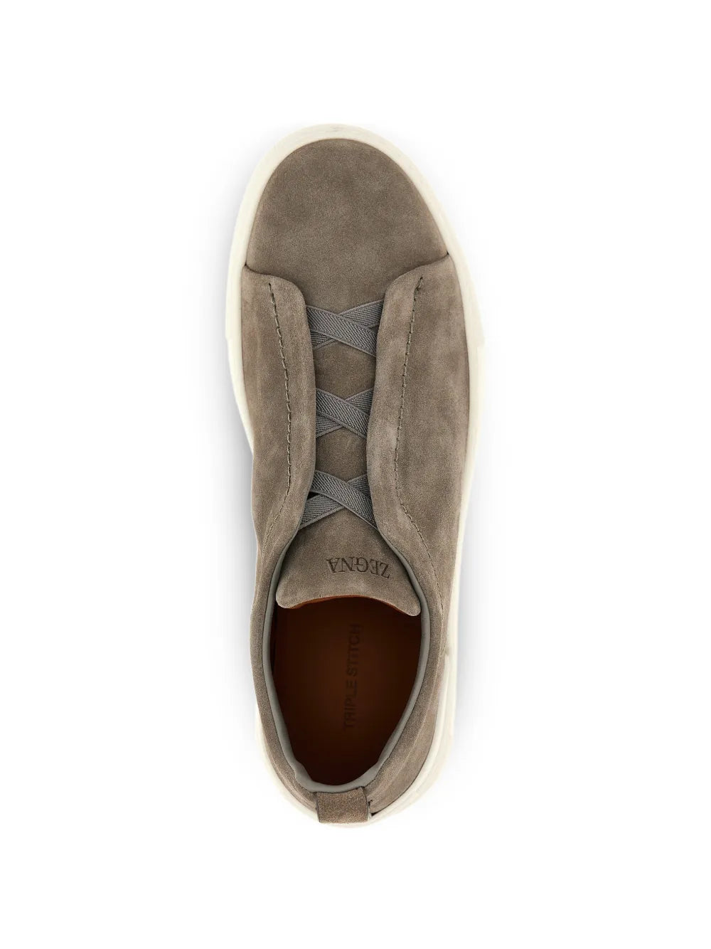 Zegna Tênis Triple Stitch de camurça | Tênis | Image 3