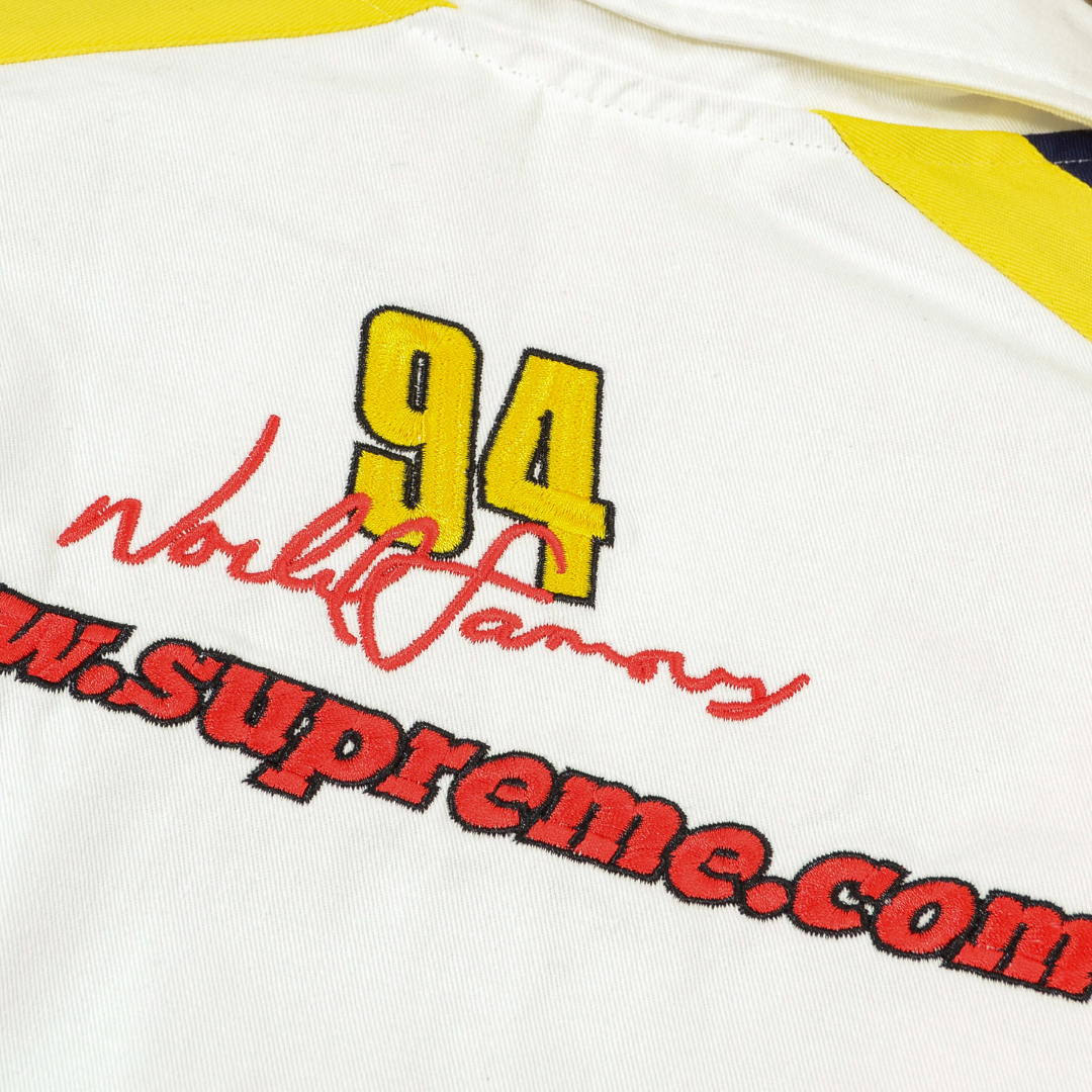 Spongebob Squarepants x Supreme Jaqueta Jeff Hamilton Racing White