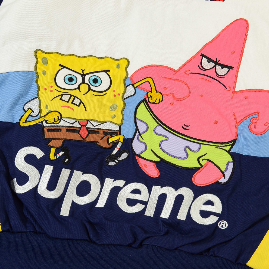Spongebob Squarepants x Supreme Jaqueta Jeff Hamilton Racing White