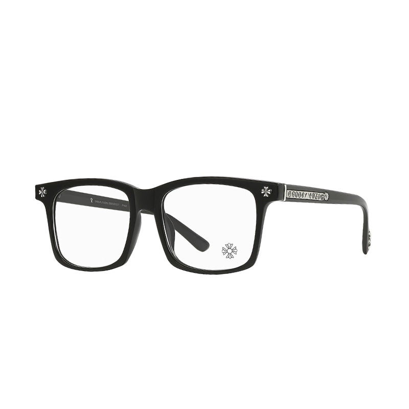 Óculos de Sol Chrome Hearts Cross Preto/Prata - imagem 1
