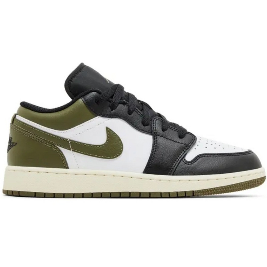 Air Jordan 1 Low – Black Toe Medium Olive
