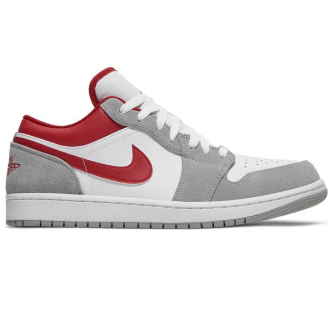Air Jordan 1 Low – Light Smoke Grey Red