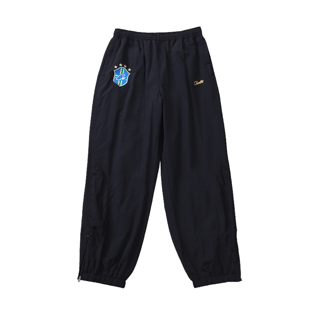 Calça Corteiz Brasil Olympic Shuku Black