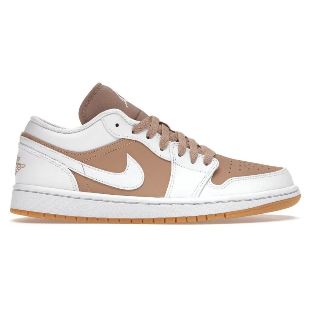Tênis – Air Jordan 1 Low Hemp White