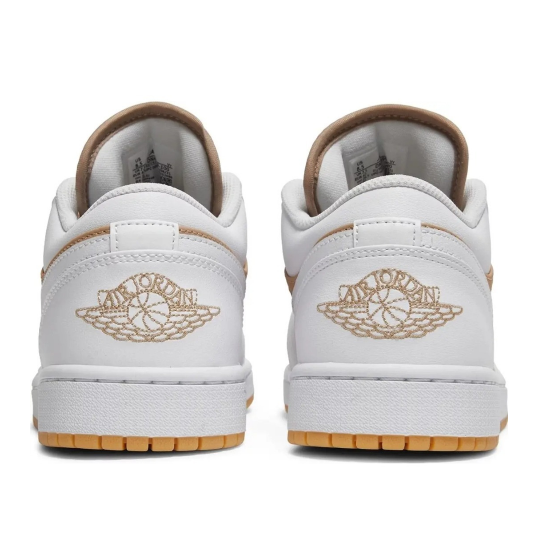 Tênis – Air Jordan 1 Low Hemp White