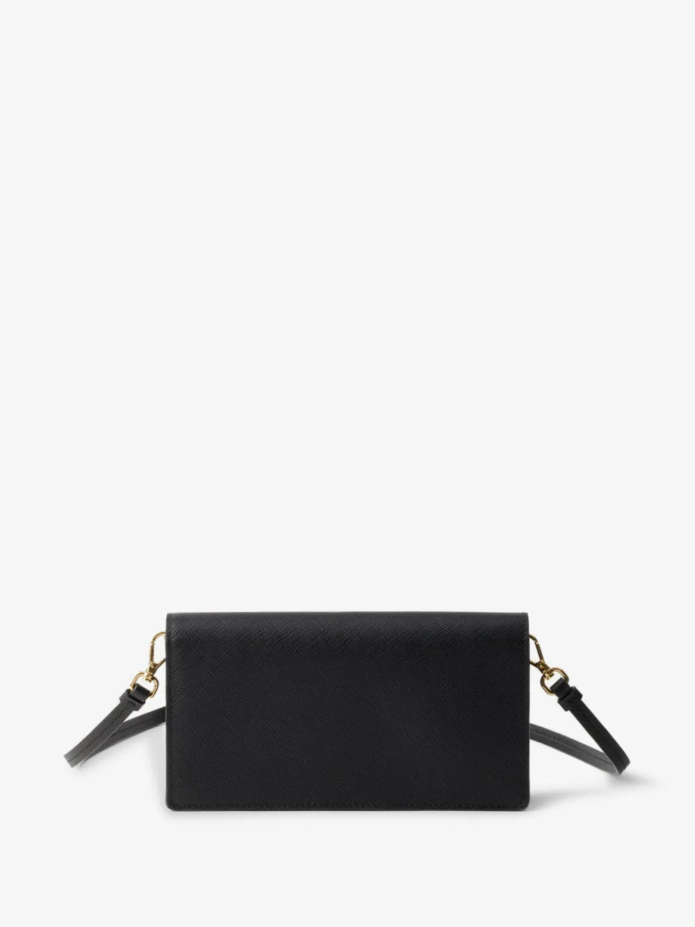 Bolsa Mini Prada de Couro com Logo Preto - imagem 2