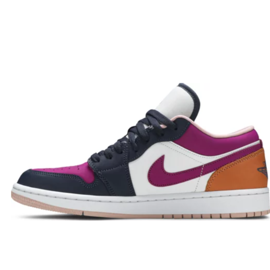 Air Jordan 1 Low SE – Mismatched - Purple Magenta