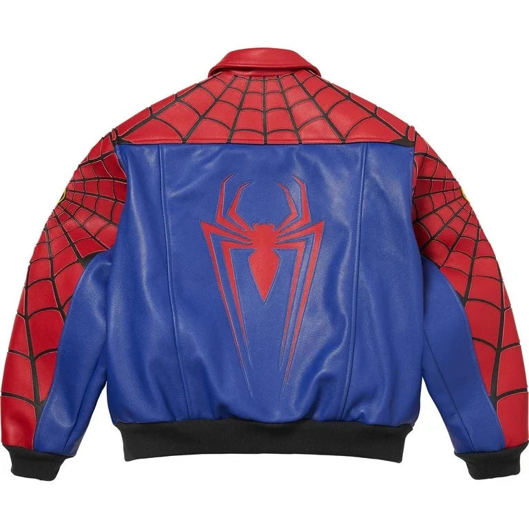 Supreme®/Vanson Leathers® Spider-Man Jacket Red