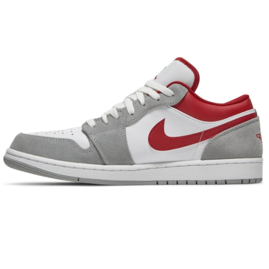 Air Jordan 1 Low – Light Smoke Grey Red