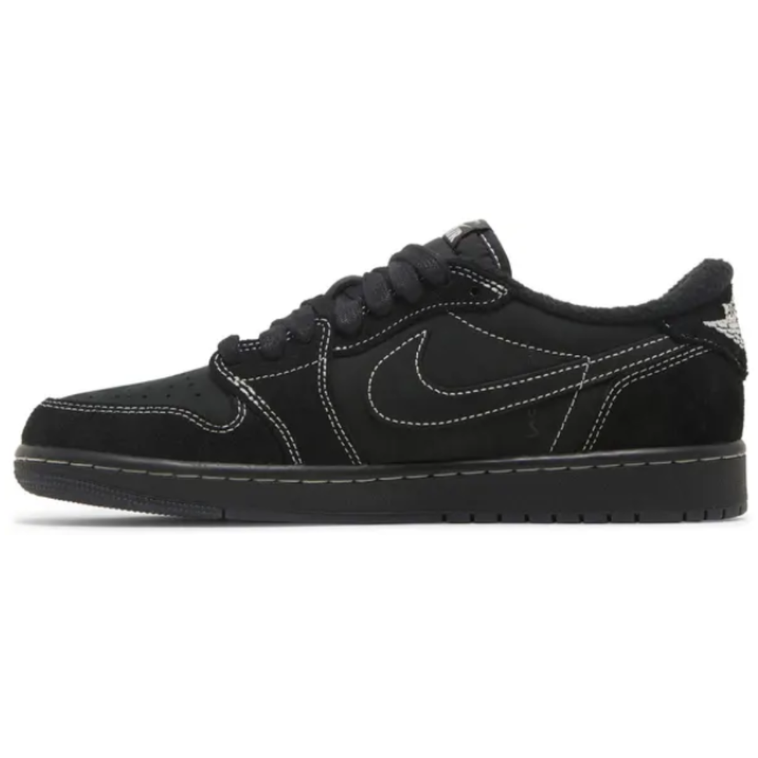 Tênis – Travis Scott x Air Jordan 1 Low OG Black Phantom