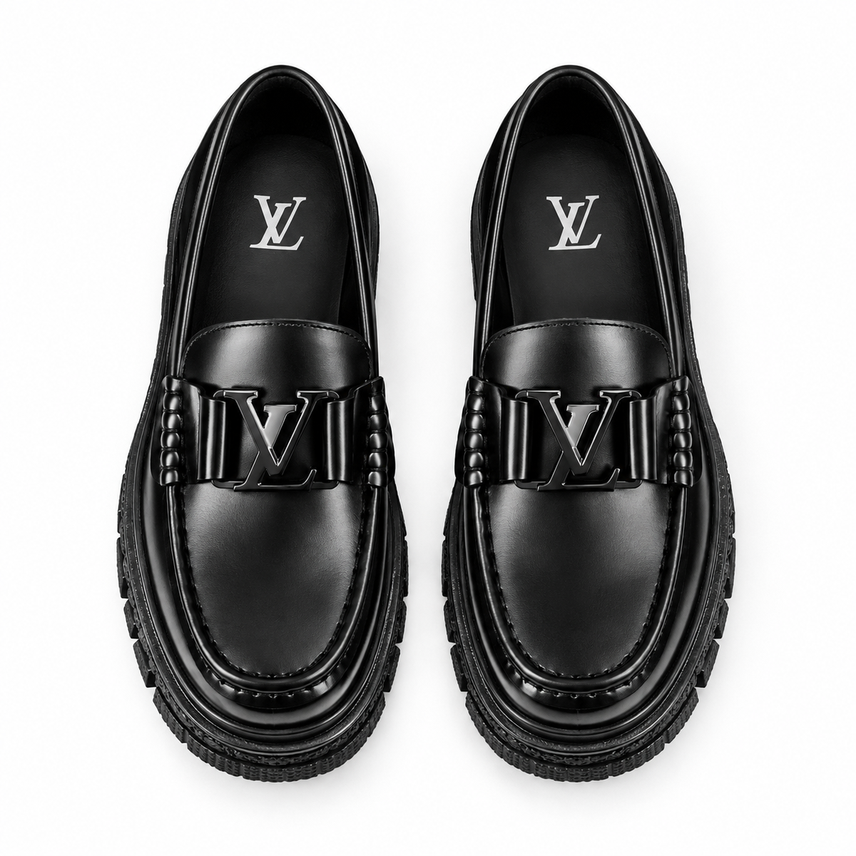 Mocassim Louis Vuitton Major Loafer – Preto