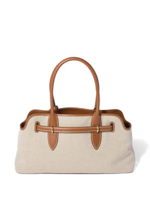 Miu Miu Bolsa Aventure em couro e canvas | Image 2