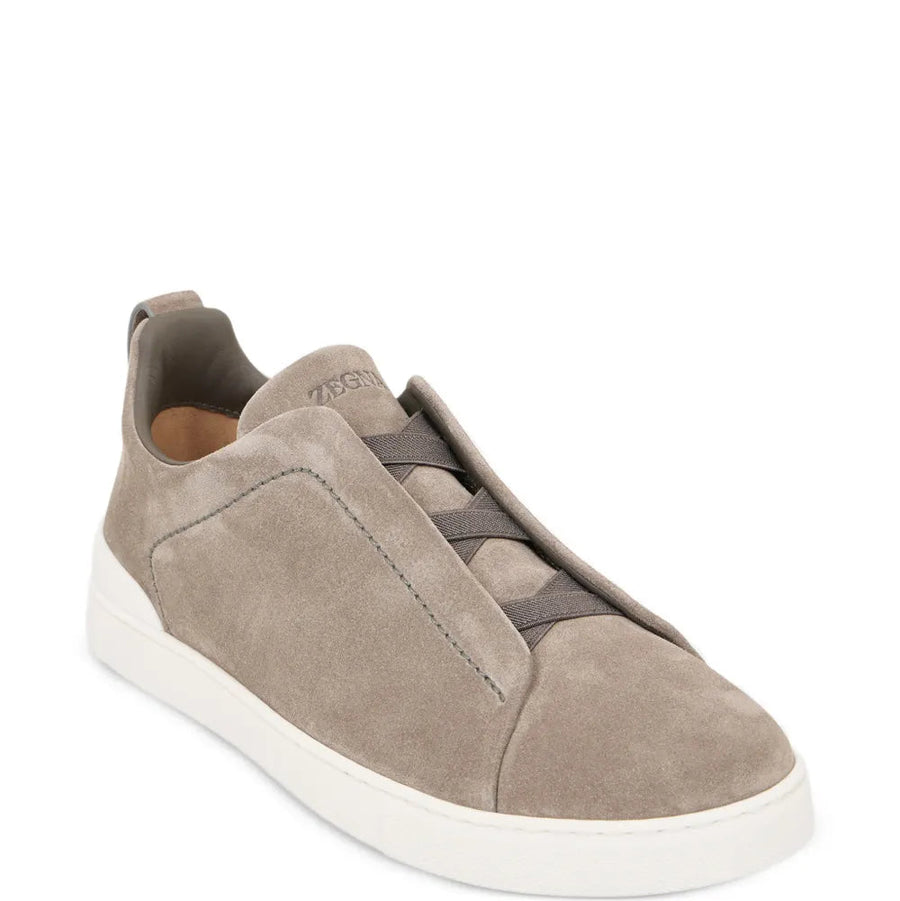 Zegna Tênis Triple Stitch™ de camurça azul | Slip-on | Image 2
