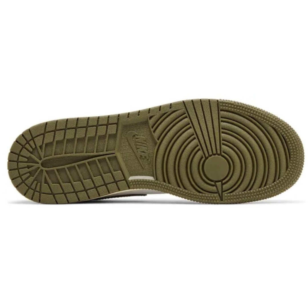 Air Jordan 1 Low – Black Toe Medium Olive