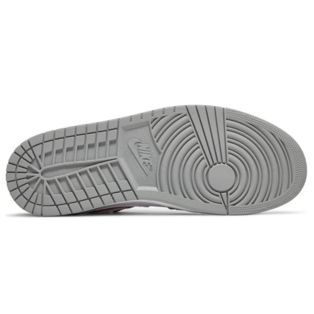 Air Jordan 1 Low – Light Smoke Grey Red
