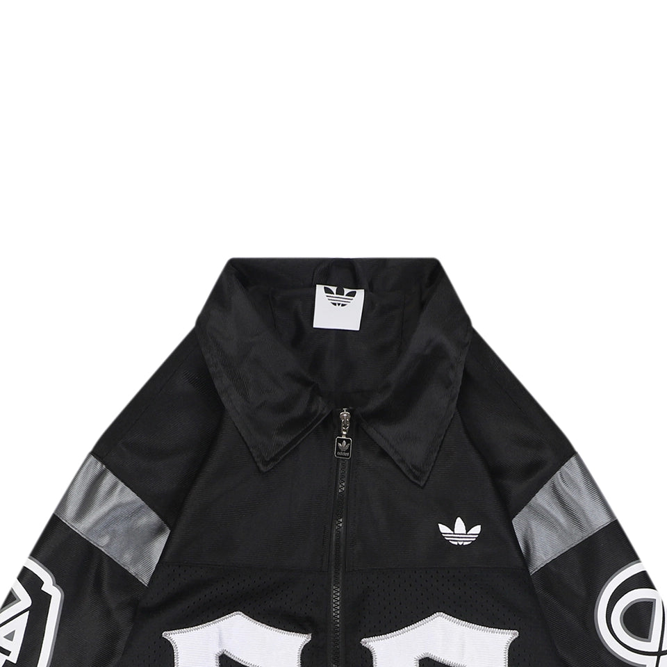 Jaqueta Adidas Originals 03 Gothic Black Silver - costas 1:1 fundo branco