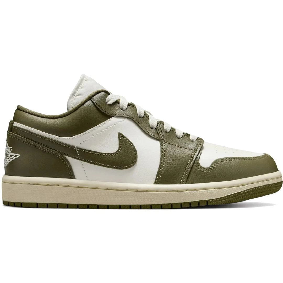 Air Jordan 1 Low – Sail Coconut Milk Medium Olive