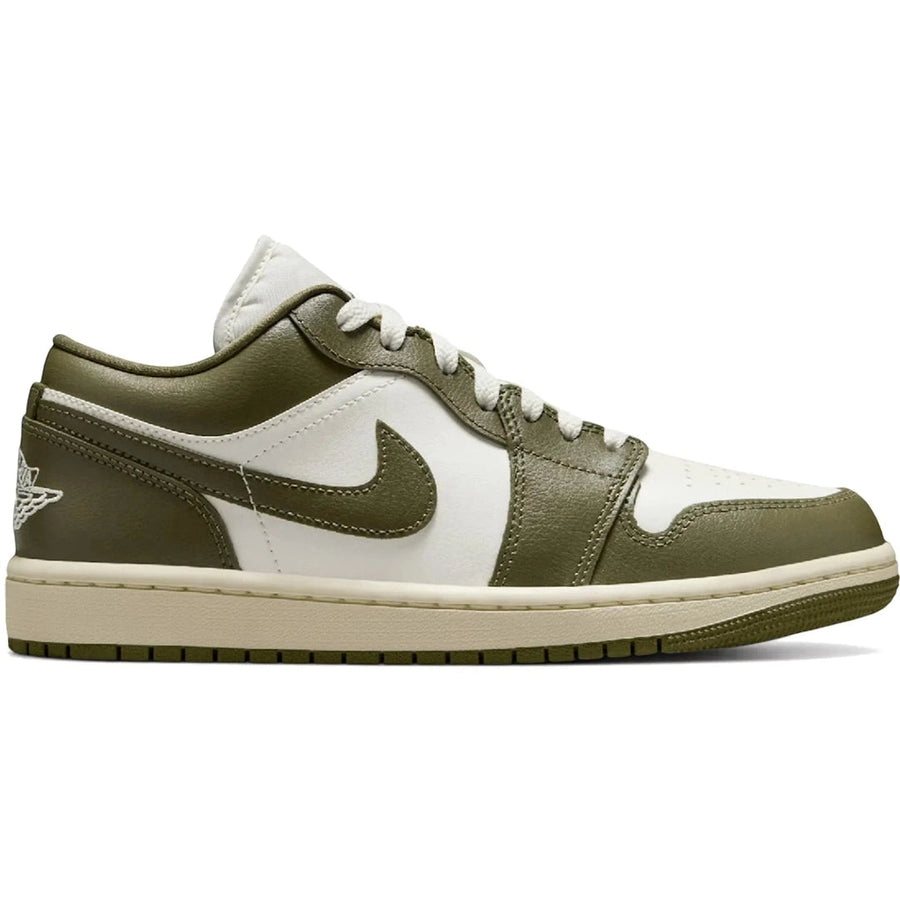 Air Jordan 1 Low – Sail Coconut Milk Medium Olive