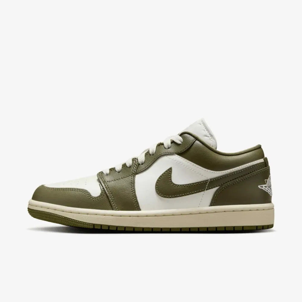 Air Jordan 1 Low – Sail Coconut Milk Medium Olive