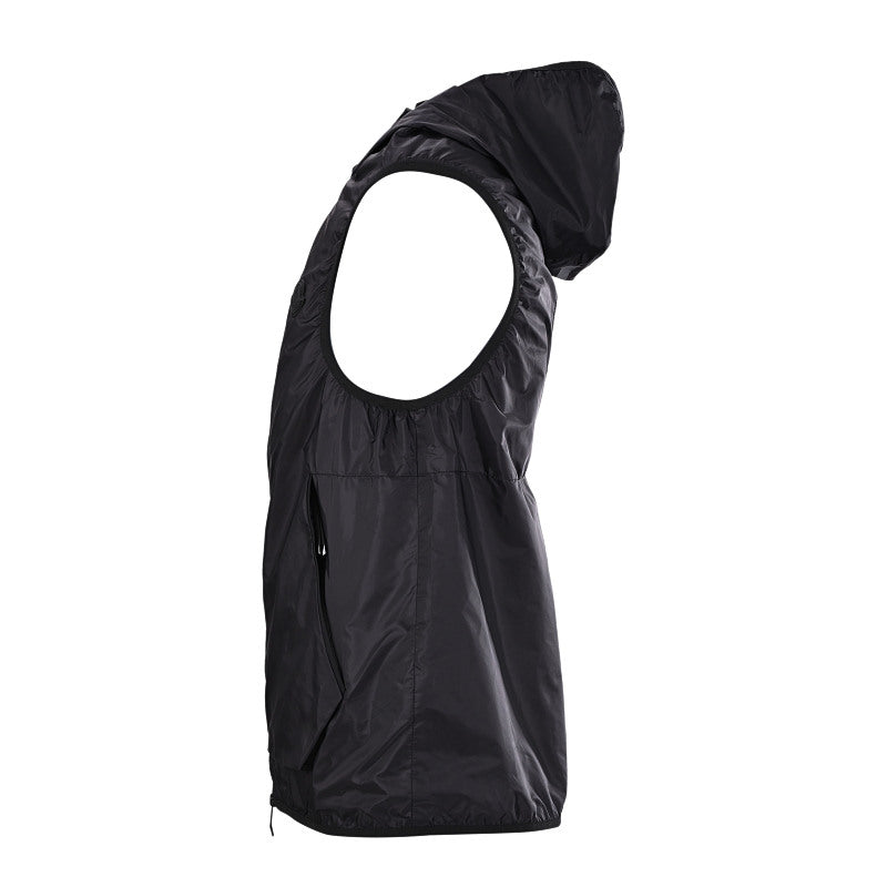 Colete Moncler Reflective Hooded (Preto)