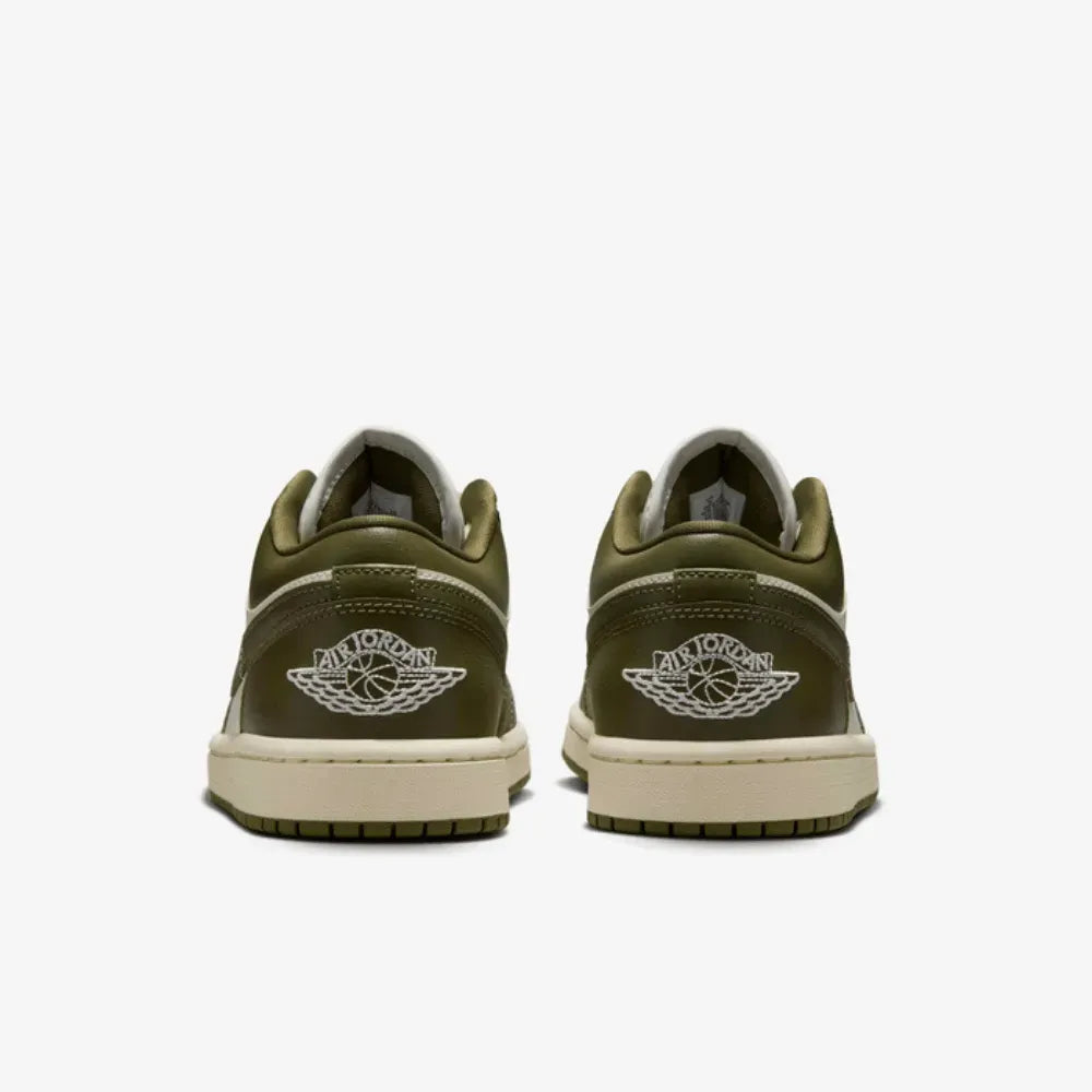 Air Jordan 1 Low – Sail Coconut Milk Medium Olive