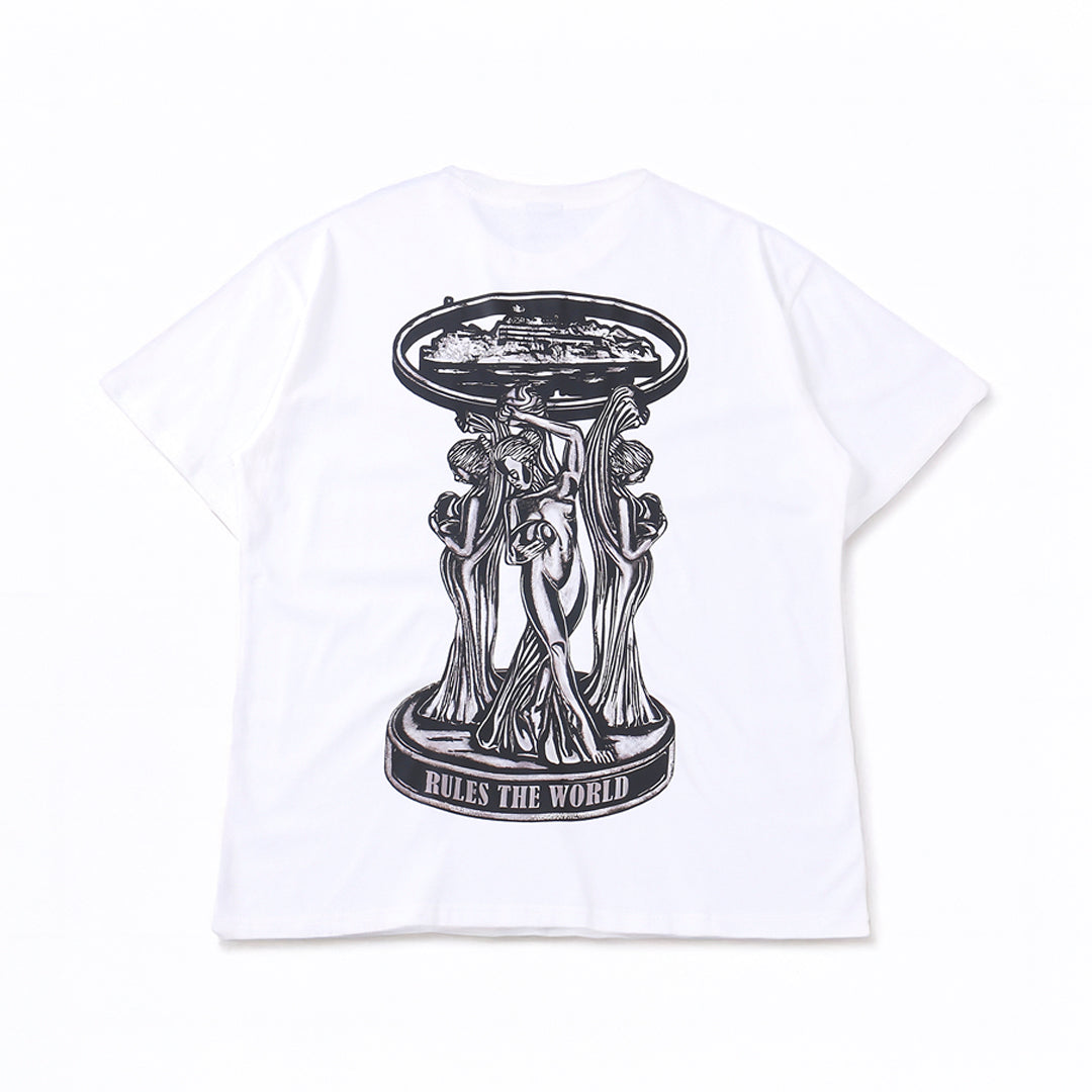 Camiseta Corteiz The World is Yours (Branca)