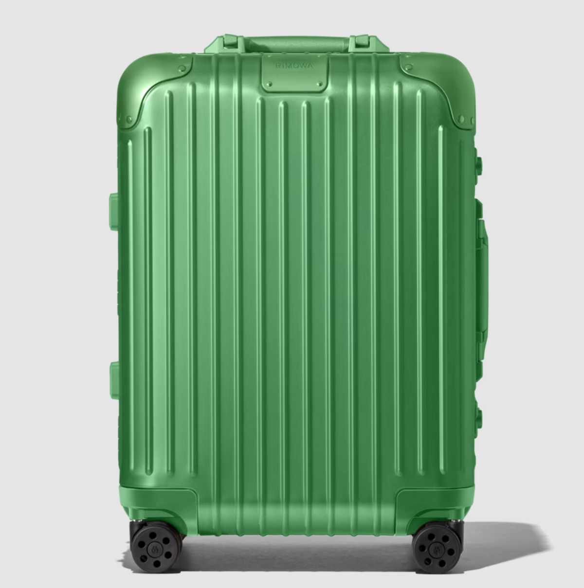 RIMOWA Aluminium Suitcase Emerald Green