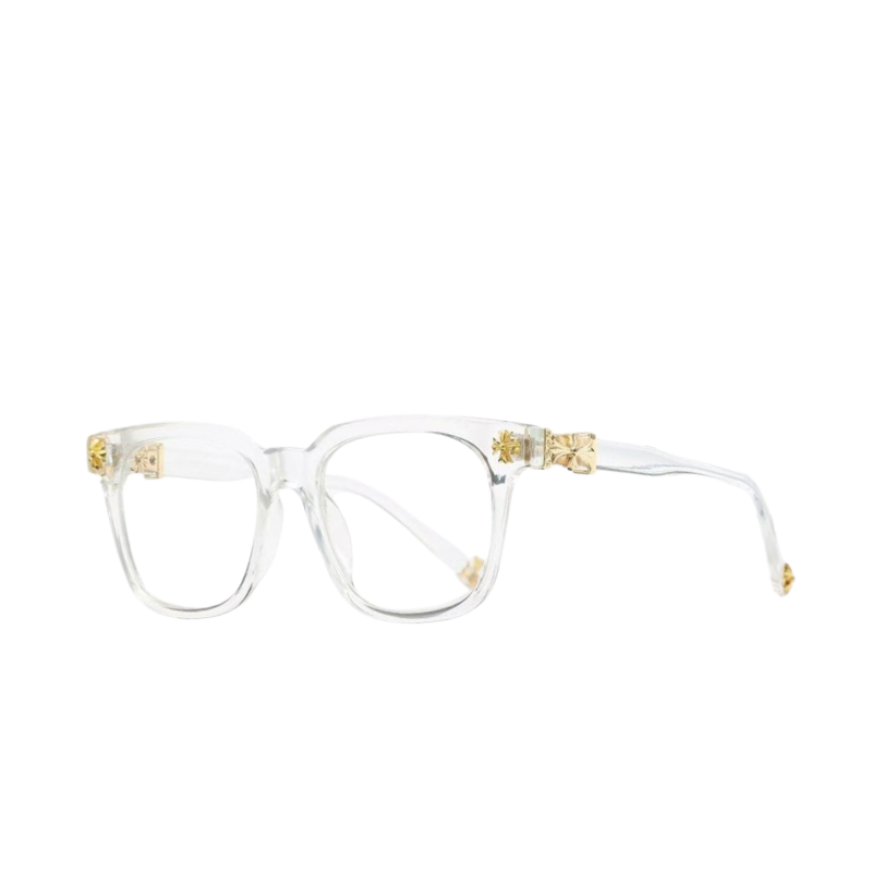 Óculos de Sol Chrome Hearts Clear Transparente/Dourado - imagem 1