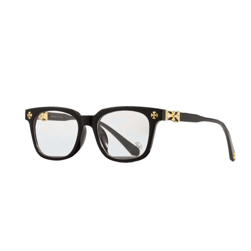 Óculos de Sol Chrome Hearts Preto/Dourado - imagem 1