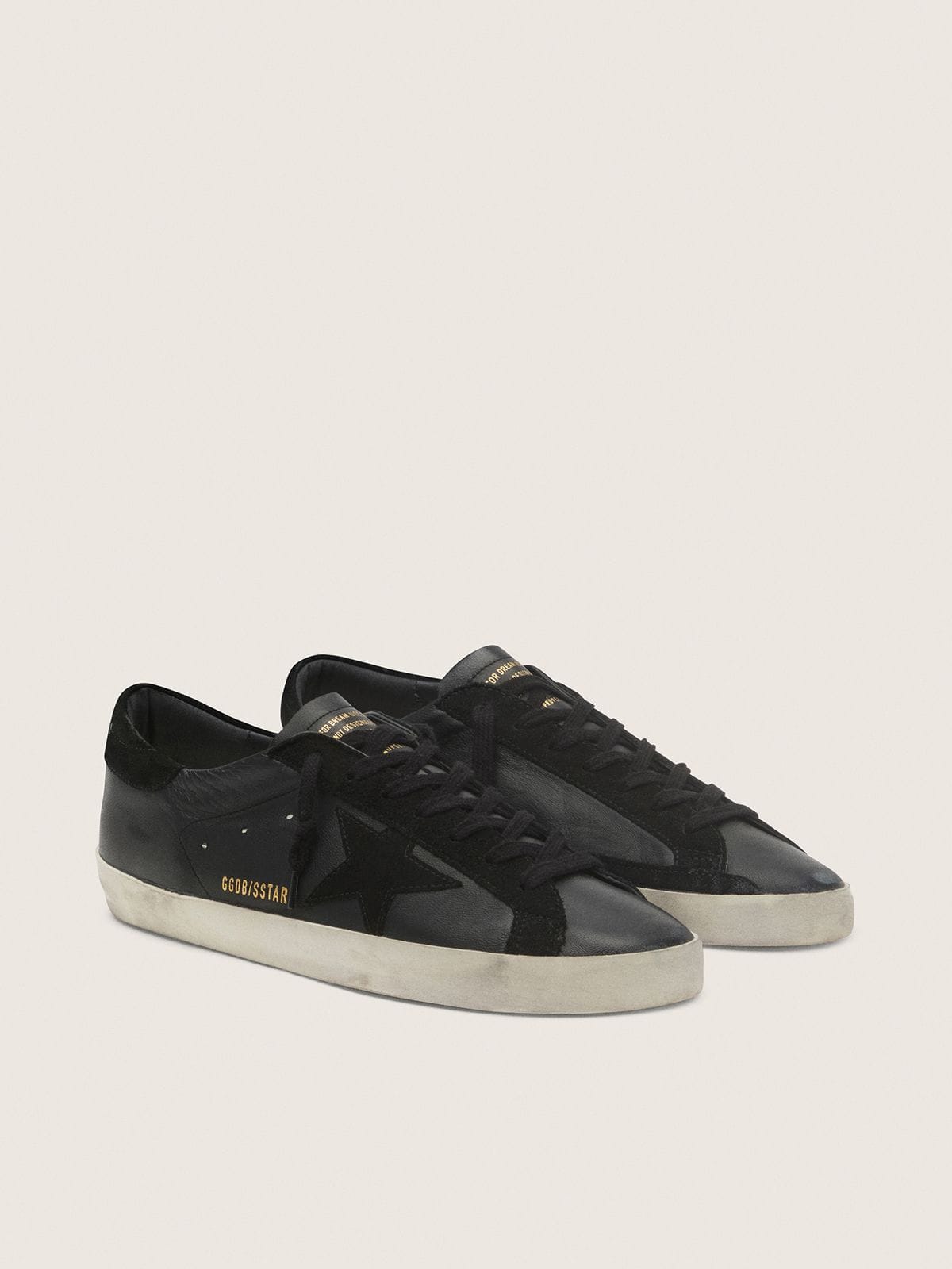 Golden Goose Super-Star All Black - ângulo 2