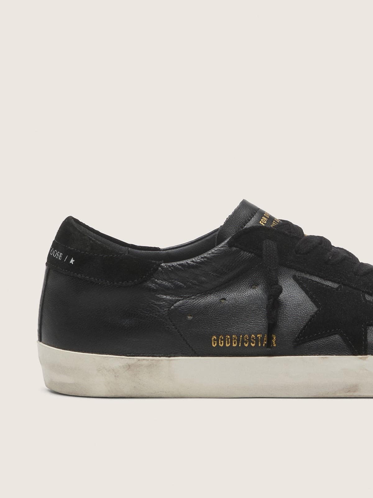 Golden Goose Super-Star All Black - traseira