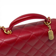 Chanel Red Small Top Handle Flap