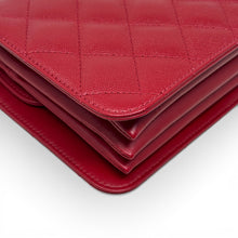 Chanel Red Small Top Handle Flap