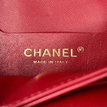 Chanel Red Small Top Handle Flap
