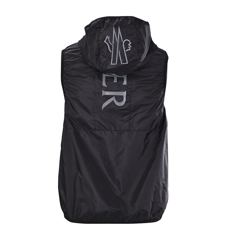 Colete Moncler Reflective Hooded (Preto)