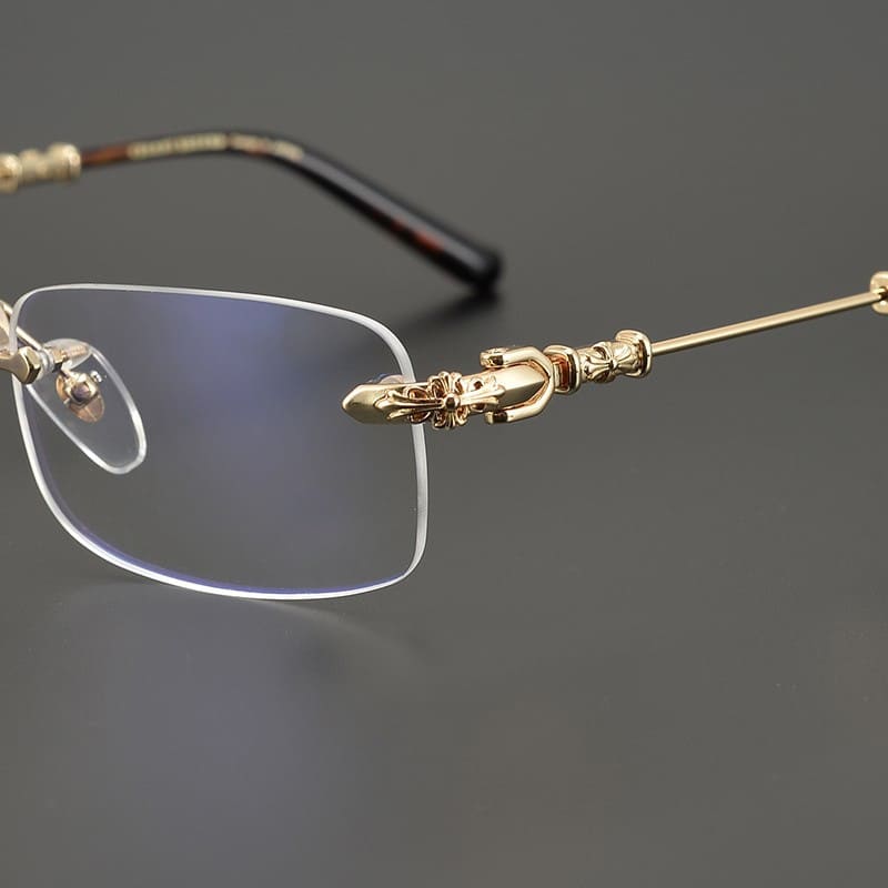 Óculos de Sol Chrome Hearts Pills Dourado - imagem 2