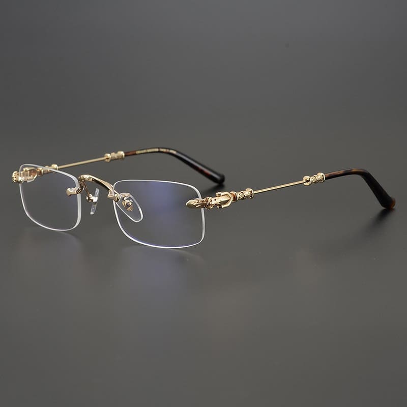Óculos de Sol Chrome Hearts Pills Dourado - imagem 4